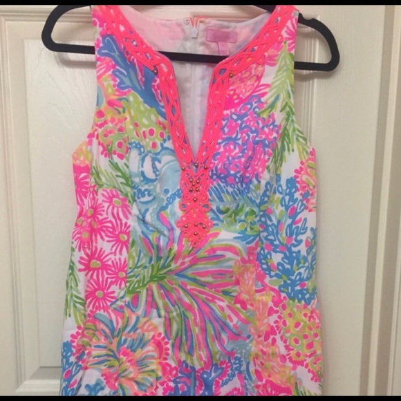 NWT GORGEOUS LILLY PULITZER RUDER SHIFT SZ 0 💕 - Picture 2 of 4